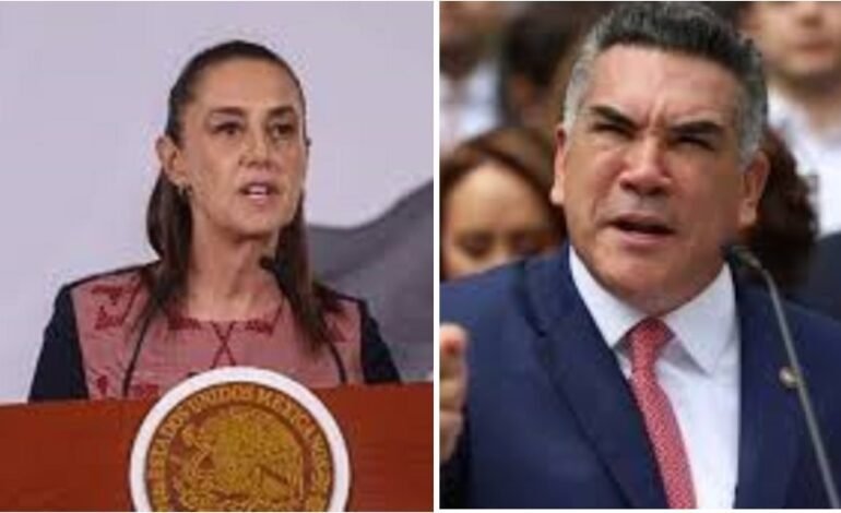 “El dirigente nacional del PRI, Alejandro Moreno, puede tener como alternativa el “regresar lo robado”, ante un posible proceso de desafuero”: Claudia Sheinbaum
