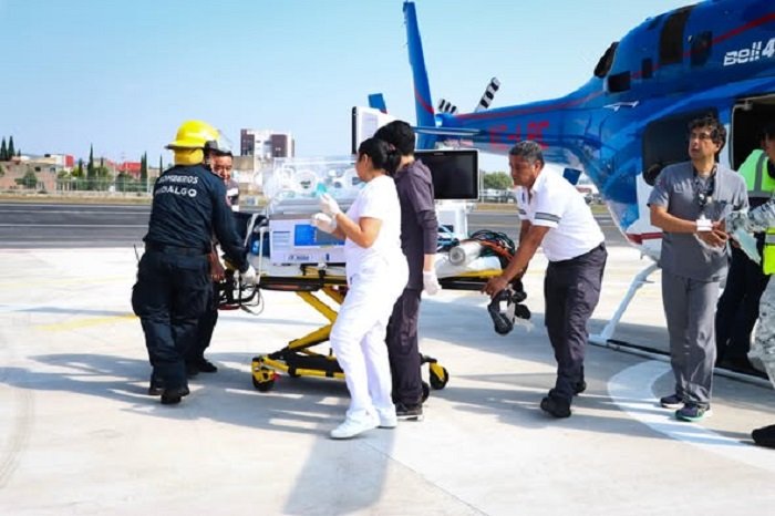 El Gobierno de Hidalgo Realiza Traslado de Dos Pacientes Neonatales Prematuras Gemelares