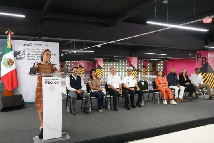 Presidenta Claudia Sheinbaum encabeza entrega de la 1ª fase de remodelación del aeropuerto internacional “Benito Juárez” Ciudad de México “Es un compromiso cumplido”