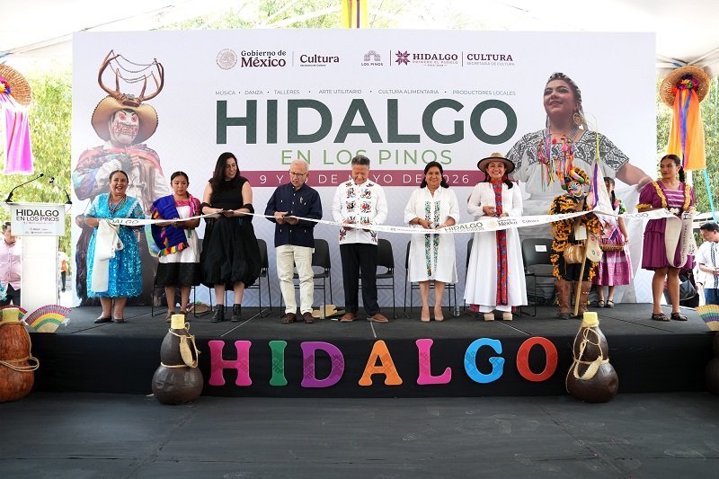 Hidalgo toma Los Pinos: Menchaca Salazar y el Gobierno de México impulsan la cultura hidalguense