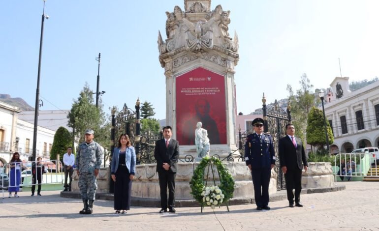 Hidalgo honra el legado de Miguel Hidalgo con justicia social y cercanía al pueblo