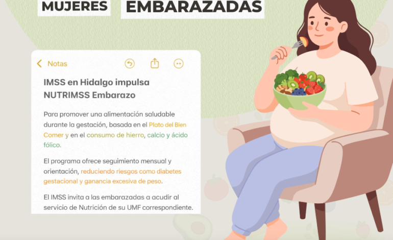 Impulsa IMSS Hidalgo Una Mejor Alimentación En Mujeres Embarazadas