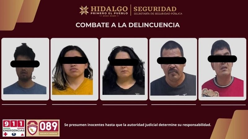 Caen  Cinco Huachicoleros que Trasladaban 2 mil 925 Litros de hidrocarburo  Robado en Mineral de la Reforma