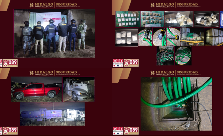 SSPH Desmantela Predio Con Cisterna Clandestina Para Resguardo de Hidrocarburo