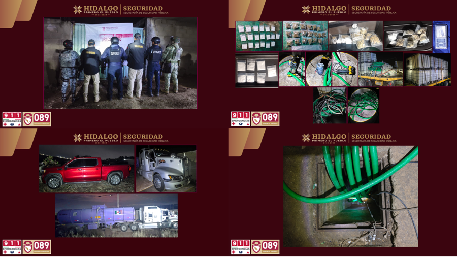 SSPH Desmantela Predio Con Cisterna Clandestina Para Resguardo de Hidrocarburo
