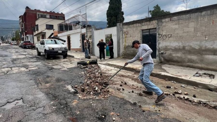 Caasim Realiza Opertivos para Atender las Afectaciones Registradas en la Colonia Javier Rojo Gómezpor la Lluvias