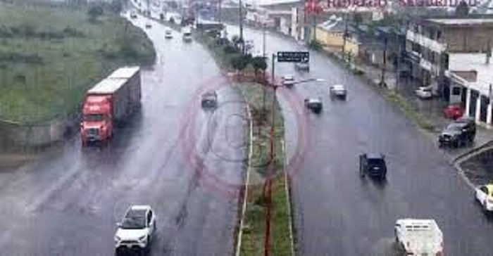 C5i Reporto Lluvia Intensa y Tormenta Eléctrica, que Abatió en la Ciudad de Pachuca