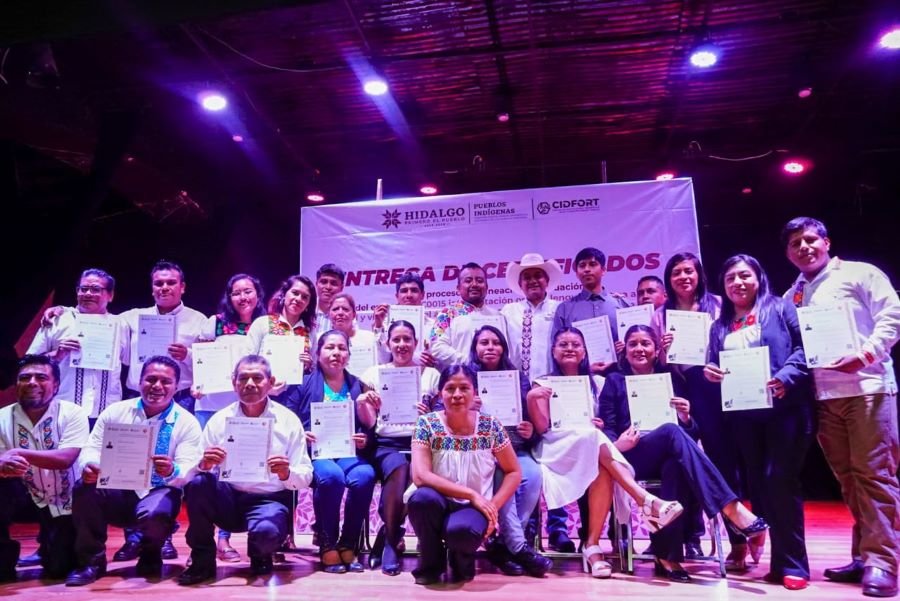 Certifican a 50 Nuevos Intérpretes de Lenguas Indígenas en Hidalgo