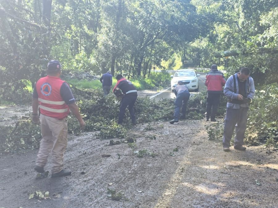 Policía Estatal Mantiene Apoyo y Monitoreo Ante Afectaciones Por Lluvias en Hidalgo
