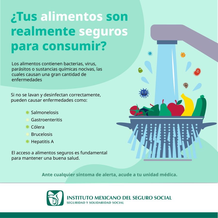 Recomienda IMSS Hidalgo a Seguir Medidas Sanitarias Adecuadas En Alimentos