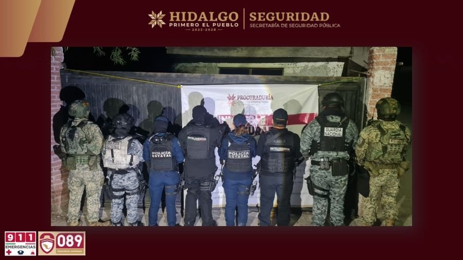 SSPH Desmantela Punto de Narcomenudeo en Ixmiquilpan