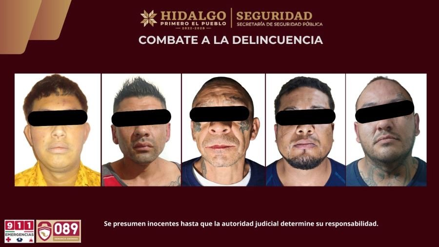 Asegura SSPH más de mil 800 dosis de droga tras cateo en Mineral de la Reforma