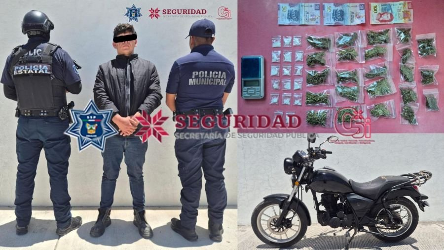 Aseguran A Persona Presuntamente Relacionada Con Delitos Contra La Salud, En Progreso De Obregón