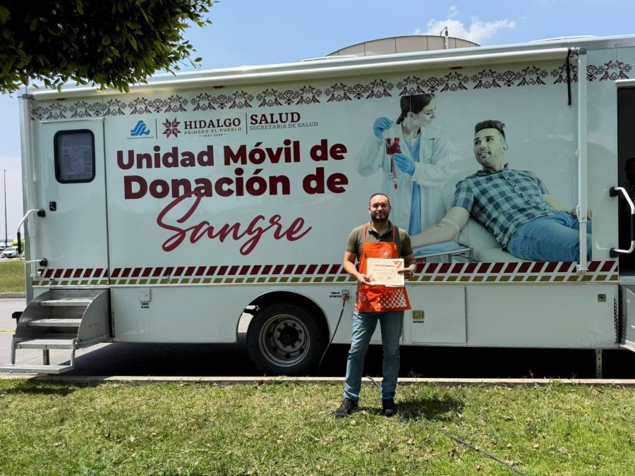 Donar Sangre Salva Vidas; Unidad Móvil Recorrerá Hospitales de Hidalgo