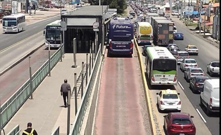 El 16 de Agosto de 2026, Aplicarán Multas   de 3 Mil 519.30 Pesos, a Quienes Invadan el Carril Confinado del Tuzobús.