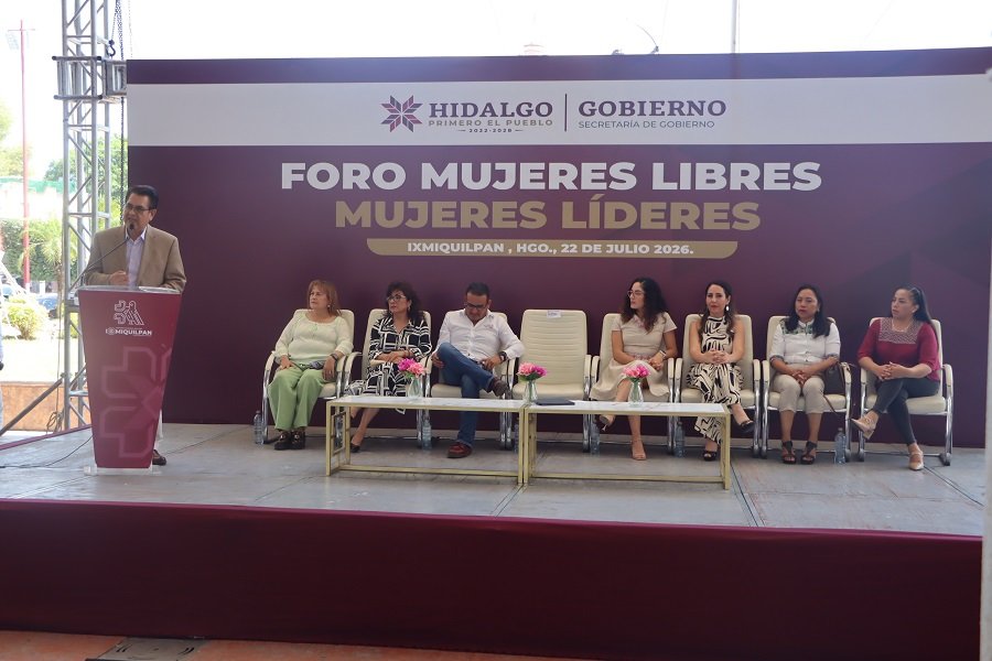 Foro “Mujeres Libres, Mujeres Líderes” fortalece el conocimiento y acceso a la justicia para las hidalguenses