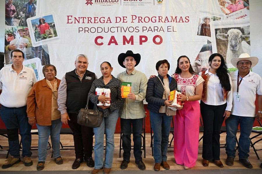 Gobierno de Hidalgo concentra apoyos al campo por más de 7.1 millones de pesos para fortalecer la producción agropecuaria