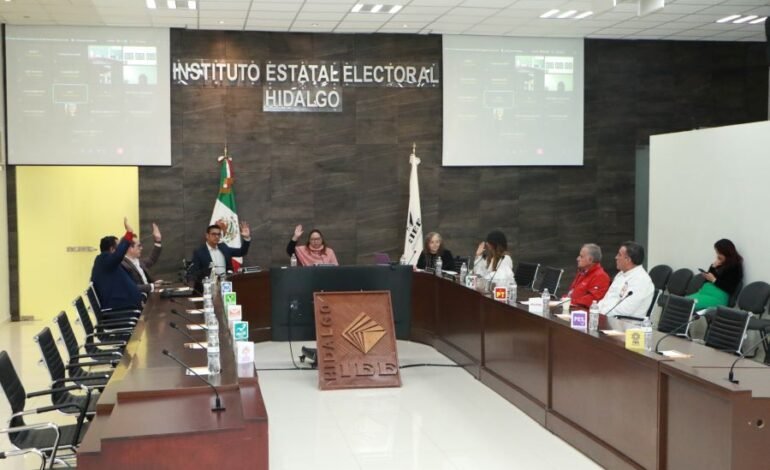 IEEH Aprueba Redistribución Del Financiamiento Público de Nuevos Partidos Políticos Nacionales:  “Somos México” y “Paz”.