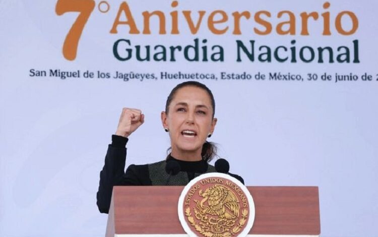 La Guardia Nacional Está Haciendo Historia; Gracias a Su Compromiso Los Homicidios Dolosos Se Han Reducido en 46%: Presidenta Claudia Sheinbaum en El 7° Aniversario de La GN