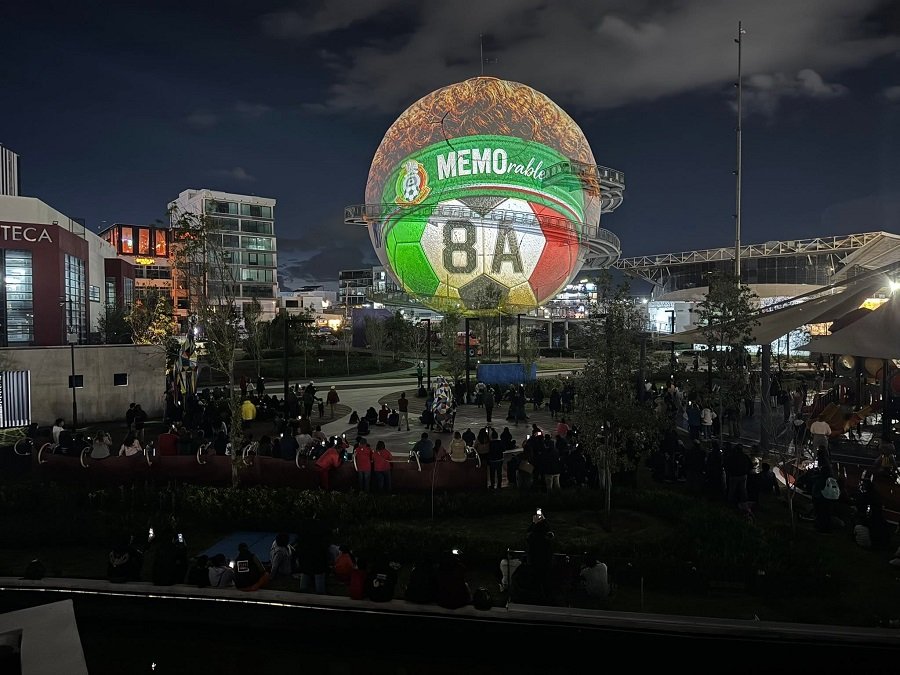 La Pasión Mundialista Continúa En Hidalgo Con Homenajes a Leyendas del Fútbol a Través del Videomapping