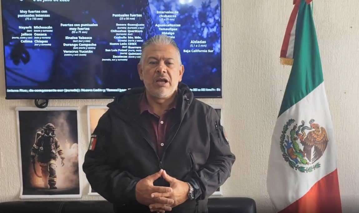 Lluvias Continuarán en Hidalgo; Autoridades Refuerzan Acciones Preventivas y Exhortan a la Población