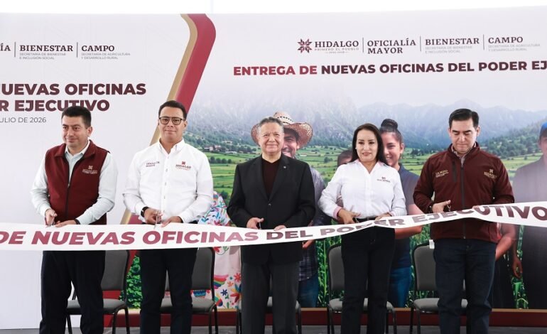 Menchaca Salazar entrega nuevo Centro Administrativo del Bienestar y Desarrollo Rural