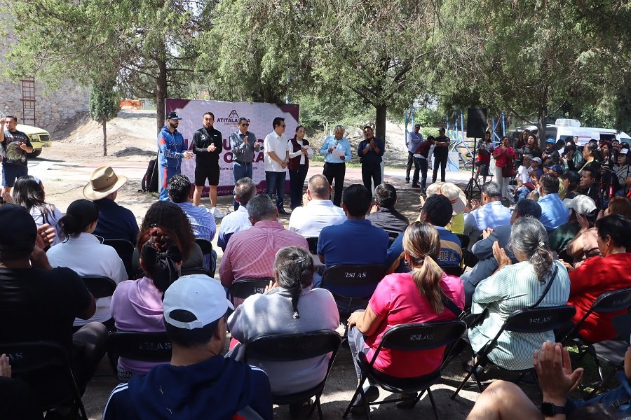 Nueva cancha de frontón en Atitalaquia impulsa el deporte y fortalece la convivencia social