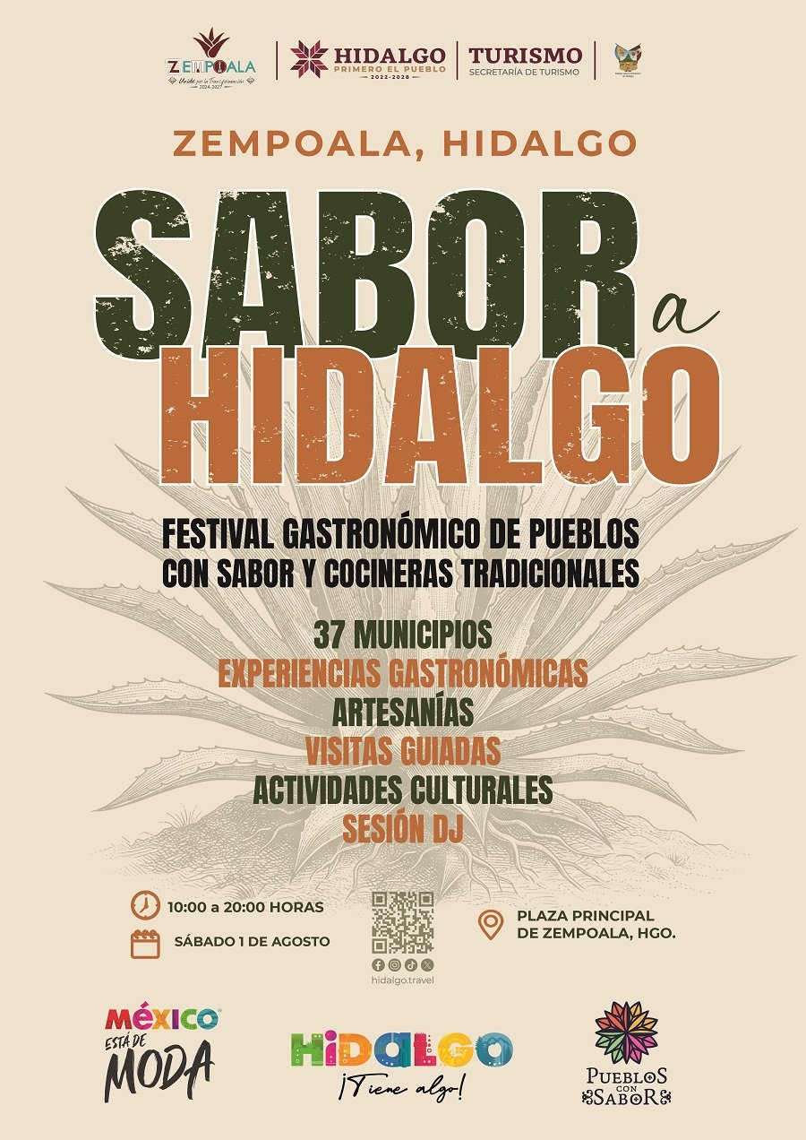 “Sabor a Hidalgo” Reunirá la Riqueza Gastronómica y Turística de los 37 Pueblos