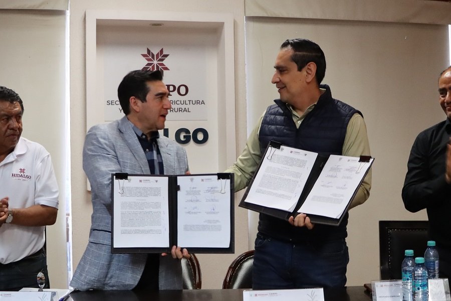 Saderh y Universidad de Chapingo firman convenio para el análisis de suelos agrícolas