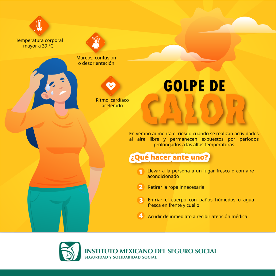 Advierte IMSS Hidalgo Sobre Riesgos de Golpe de Calor en Temporada Vacacional