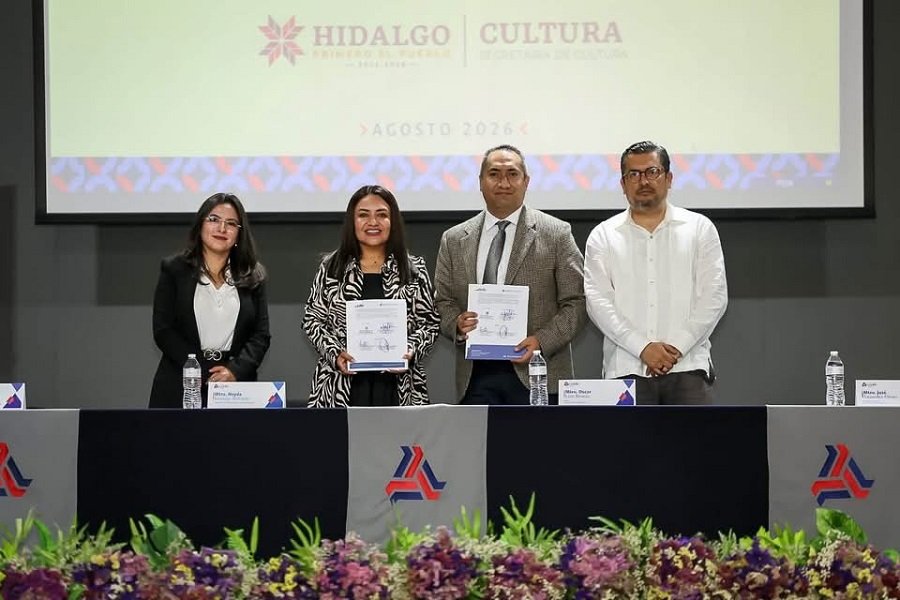 Firman Secretaría de Cultura y La Salle Pachuca convenio de colaboración