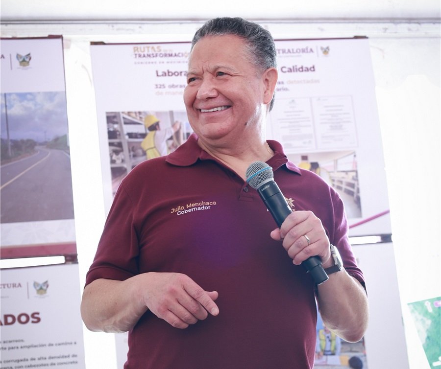 En Xochicoatlán, Julio Menchaca reafirma compromiso para reconstruir Hidalgo