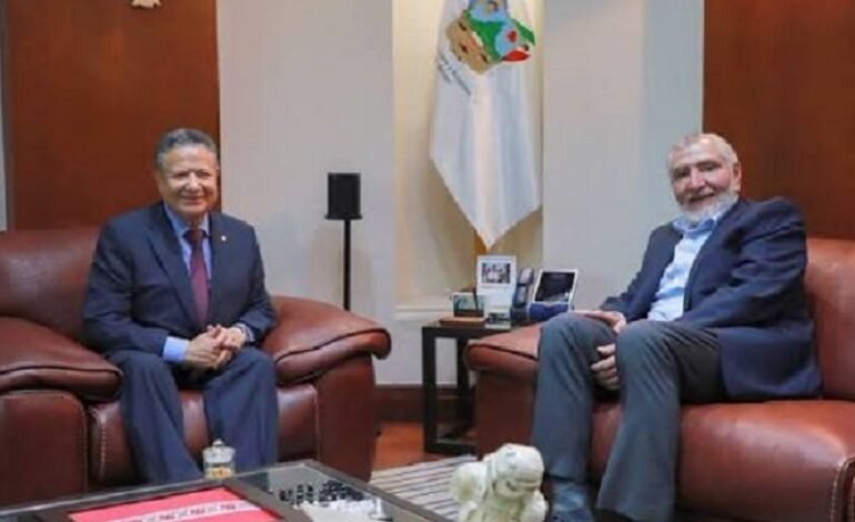 Menchaca Recibió al Coordinador de Morena en la Cuarta Circunscripción, Adán Augusto López Hernández.