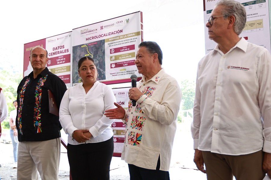 Julio Menchaca Anuncia Inversión de más de 169 Millones Para Obras en Huehuetla.