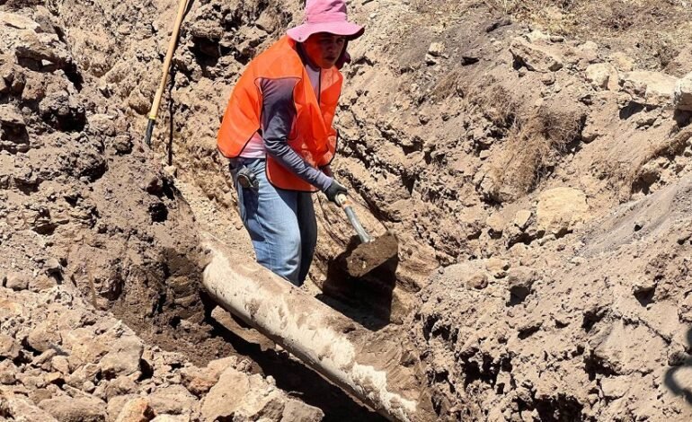 Moderniza Caasim infraestructura hidráulica en San Agustín Tlaxiaca