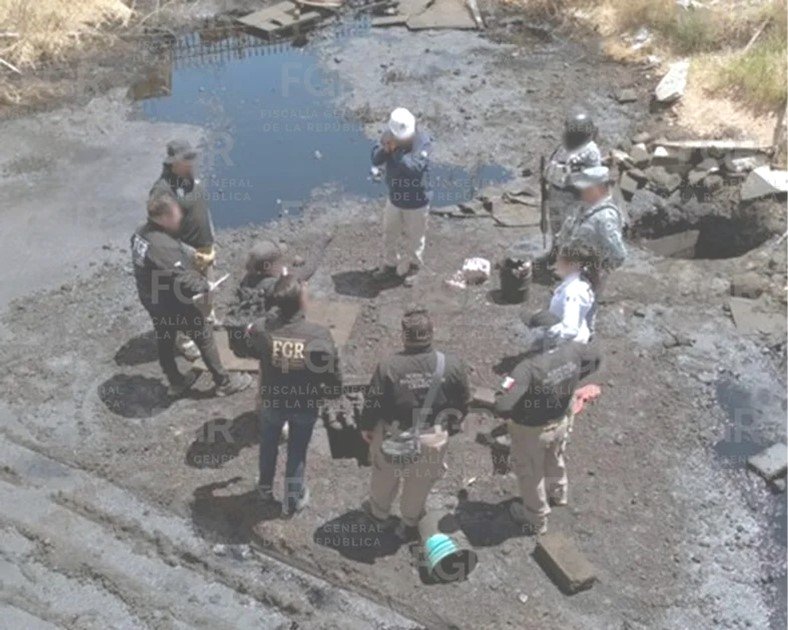 PFM,FGR Asegura 173 mil 800 litros de Hidrocarburo y  Localizan seis tomas clandestinas en Mineral de la Reforma