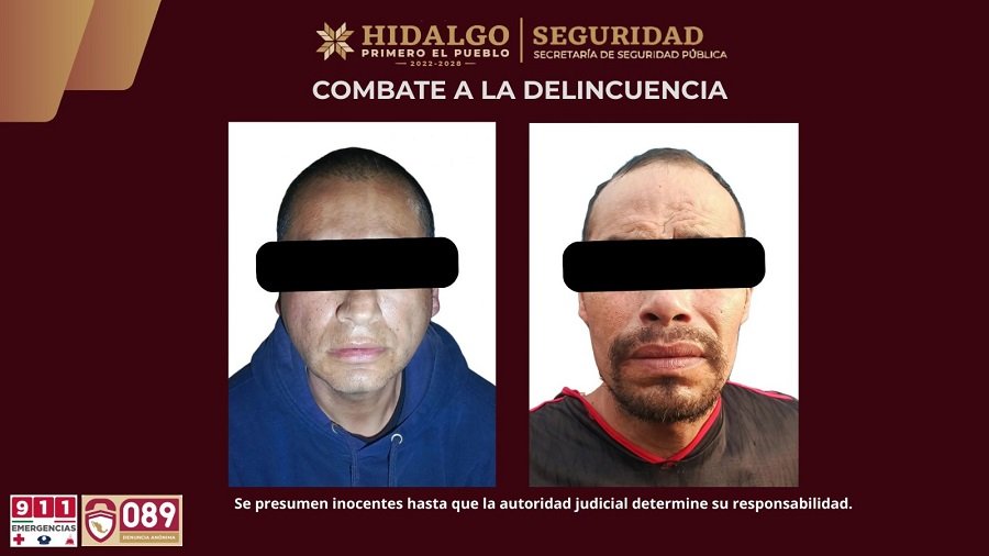 SSPH Desarticula Dos Presuntos Puntos de Venta de Droga en Mineral del Monte