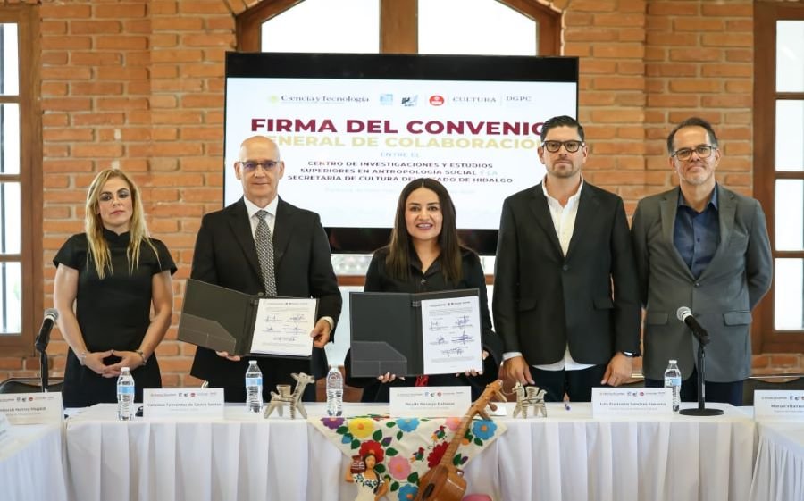 Secretaría de Cultura y CIESAS Firman Convenio Para Mapear Las Expresiones Rituales de Hidalgo