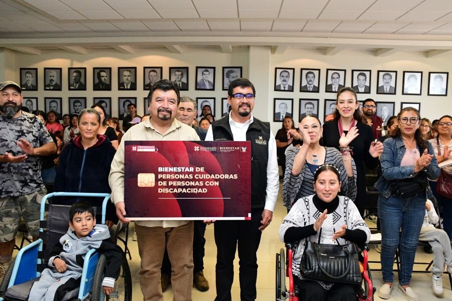 Tulancingo Sede de la Entrega de Tarjetas del Bienestar a Personas Cuidadoras con Discapacidad
