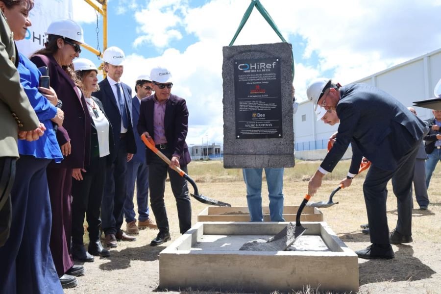 Colocan Primera Piedra de la Empresa Italiana Hi-Ref en Villa de Tezontepec