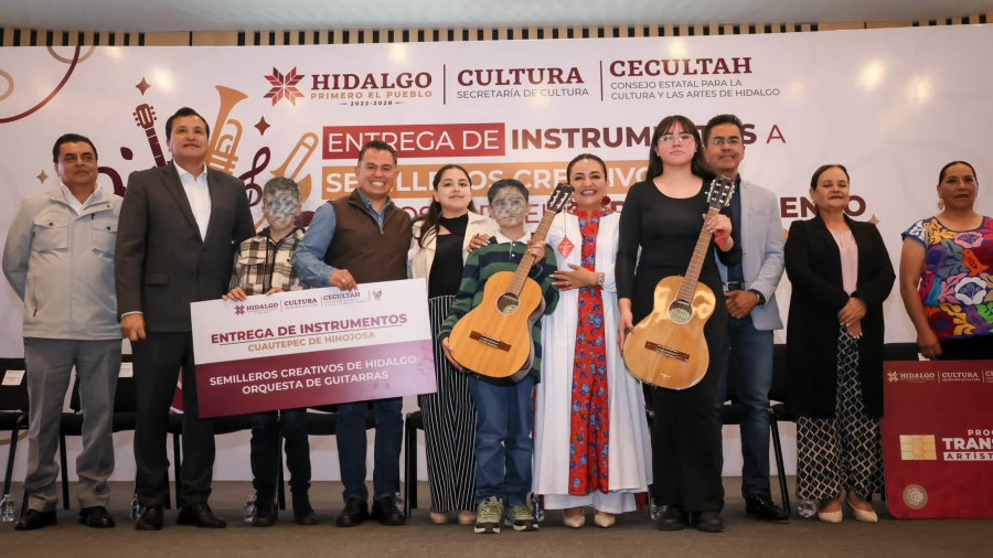 Con Apoyo Del Gobierno De Hidalgo, 129 Niñas Y Niños Aprenderán Música En Cinco Nuevas Agrupaciones
