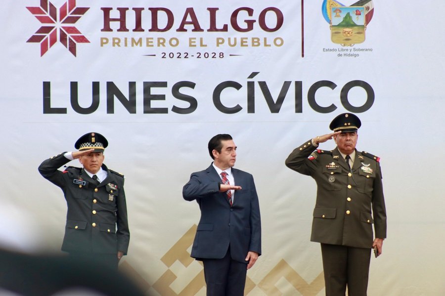 Encabeza Saderh ceremonia cívica y reafirma el compromiso de la transformación con los valores cívicos