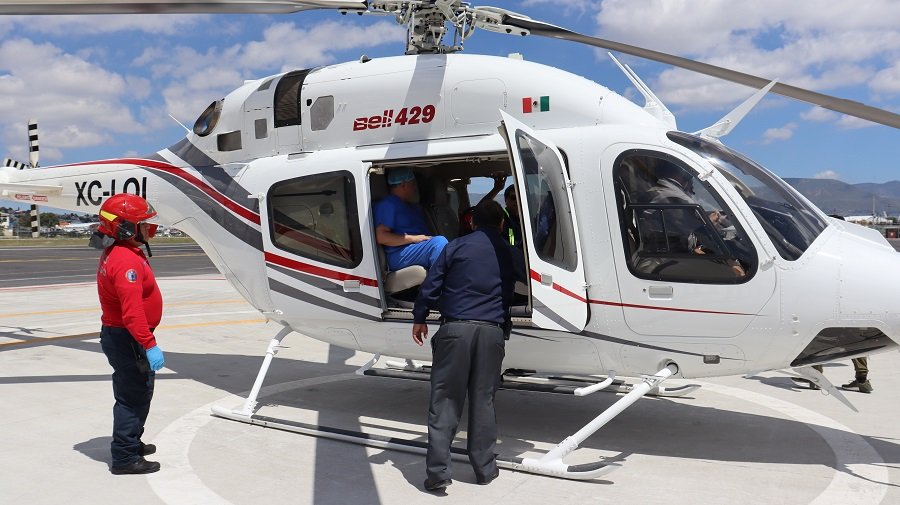 Gobierno de Hidalgo logra nuevo operativo de procuración y traslado aéreo de un corazón