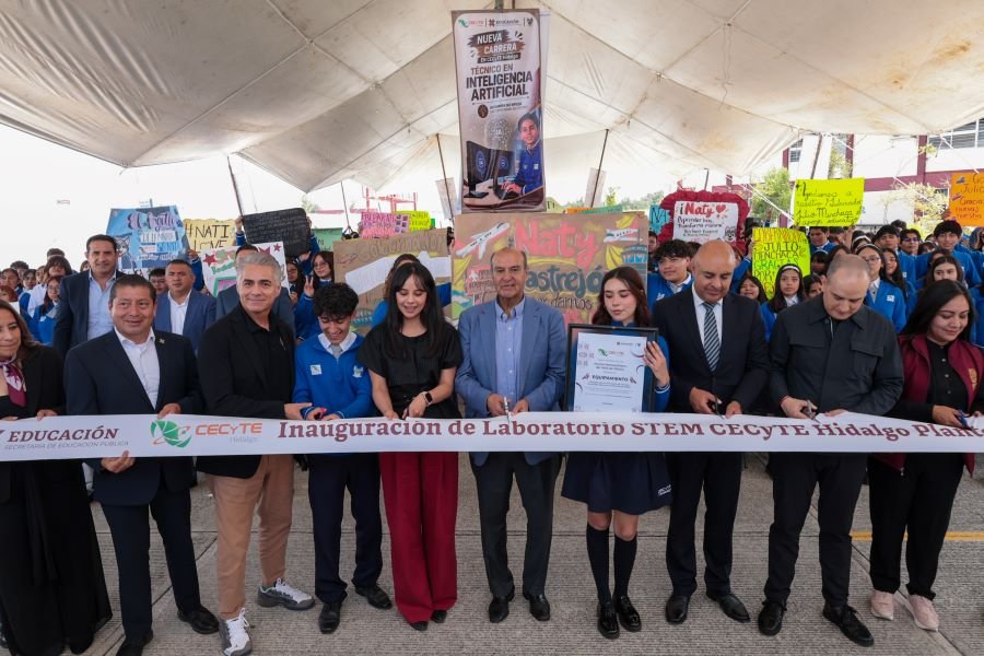 Hidalgo fortalece al CECYTEH con nuevas carreras y laboratorio STEM en Tizayuca