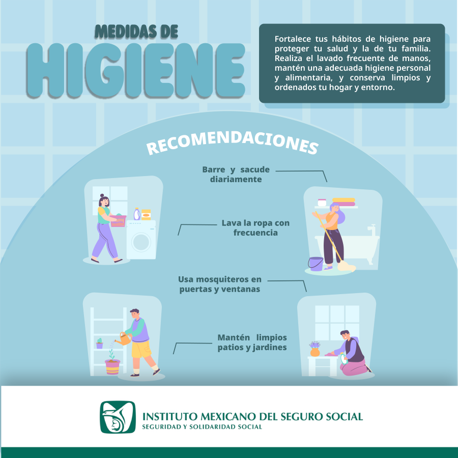 Promueve IMSS Hidalgo acciones de higiene para prevenir infecciones