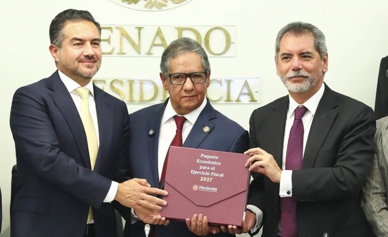 Recibe Senado de la República el Paquete Económico 2027