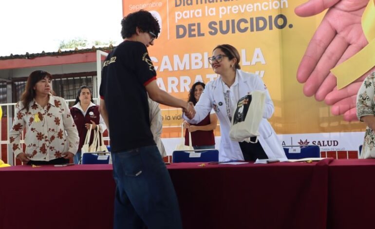 Secretaría de Salud y Jóvenes de planteles educativos trabajan en conjunto para cambiar la narrativa de la salud mental