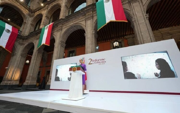 Destaca Sheinbaum en su 2º Informe Los Proyectos Estratégicos de su Gobierno en el   Estado de Hidalgo.