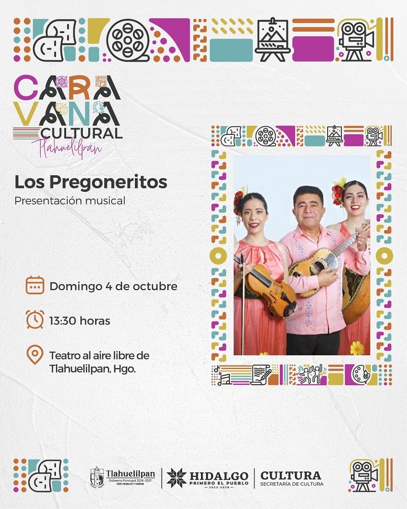 Caravana Cultural llevará siete presentaciones de música y danza a Tlahuelilpan
