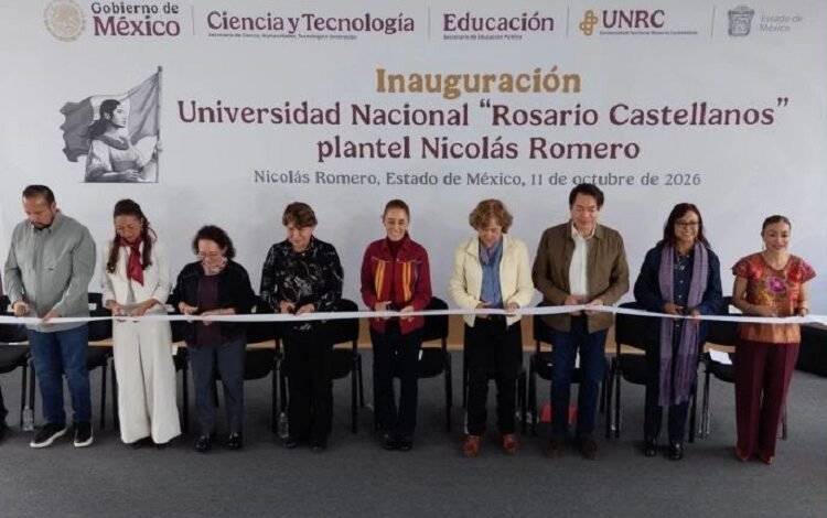 ”La Educación Cierra La Puerta a La Delincuencia”: en Edomex, Presidenta Claudia Sheinbaum Inaugura Universidad Nacional Rosario Castellanos Unidad Académica Nicolás Romero en Beneficio de 800 Jóvenes